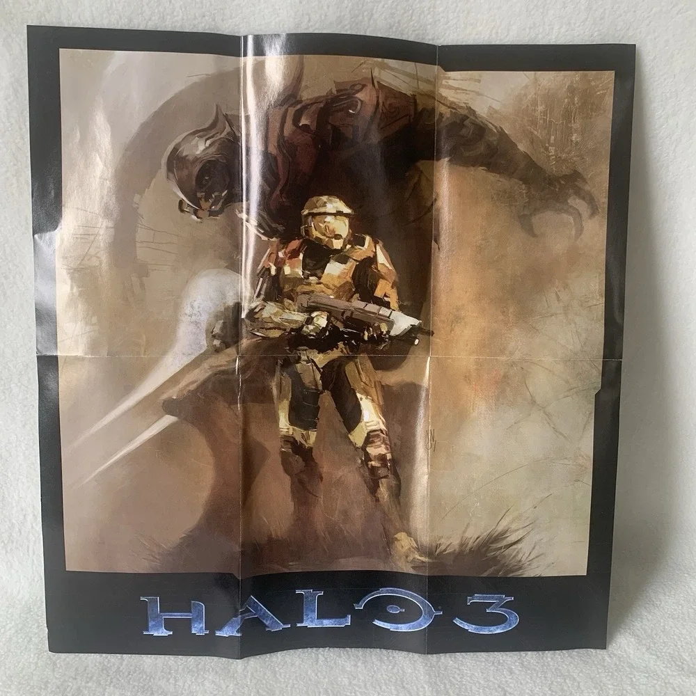 Halo 3 (Xbox 360, 2007) - Complete CIB w/ Manual and Poster, TESTED AND WORKING